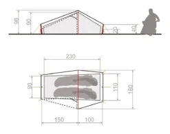 VAUDE Lizard Seamless 1-2P -Camping And Hiking Shop 14417 g 1280x1280