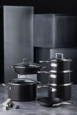 Le Creuset Toughened Nonstick 3-piece Saucepan Set -Camping And Hiking Shop 51111240010502 51803000010002 51107240010502 LS00001 1280x1280