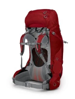 Osprey Ariel Plus 70 -Camping And Hiking Shop Ariel Plus 70 S21 SideBack Carnelian Red web 1280x1280